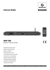 Monacor WAP-200 Instruction Manual