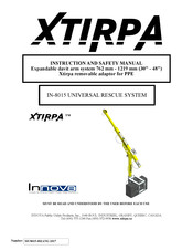 INNOVA XTIRPA IN-8015 Instruction And Safety Manual