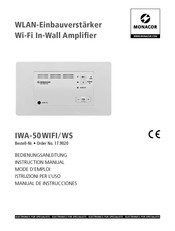 Monacor IWA-50WIFI/WS Instruction Manual