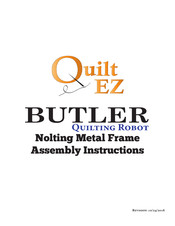 Quilt EZ BUTLER Assembly Instructions Manual