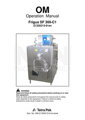 Tetra Pak Frigus SF 300-C1 Operation Manual