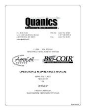 Quanics Bio-COIR ATS-SCAT-888-BC-C1500 Operation & Maintenance Manual