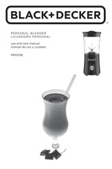 BLACK DECKER PB1010B Use And Care Manual