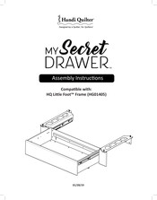handi quilter MY SECRET DRAWER Assembly Instructions Manual