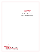 Curtiss-Wright GT200 Hardware Reference Manual