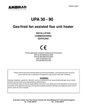 Ambirad UPA 60 Installation, Commissioning, Servicing