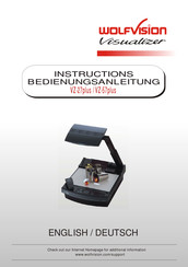 WolfVision VZ-27plus Instructions Manual