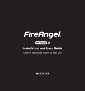 FireAngel Wi-Safe 2 W2-CO-10X Installation And User Manual