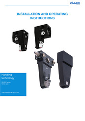 Zimmer SBZ series Installation And Operating Instructions Manual