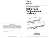 Smith & Noble Metro Track Flat Aluminum Hardware Installation Instructions Manual