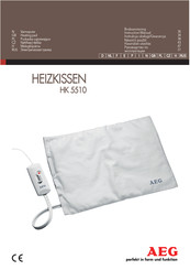 AEG HEIZKISSEN HK 5510 Instruction Manual