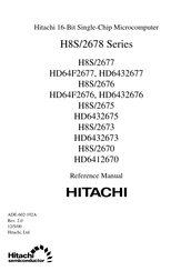 Hitachi H8S/2678 Series Reference Manual