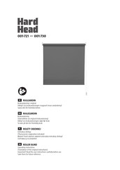 Hard Head 001-725 Operating Instructions Manual