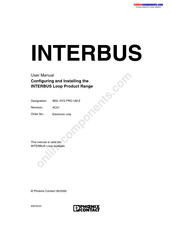 Phoenix Contact INTERBUS series User Manual