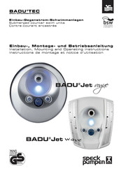Speck pumpen Badu Jet Wave Installation, Mounting And Operating Instructions