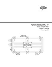 Alpha Technologies AlphaGateway SMG-HP Technical Manual