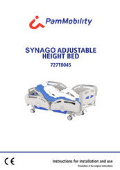 PamMobility SYNAGO 727T0045 Instructions For Installation And Use Manual