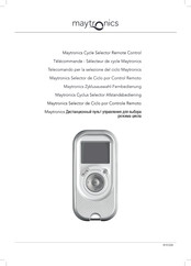 Maytronics Cycle Selector Remote Control Manual