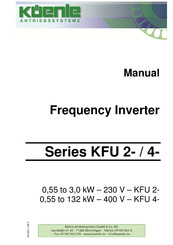 Küenle KFU 4-09 Manual