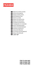 Franke FBI FLUSH 902 Installation Manual