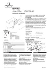Nvent RAYCHEM JBM-100-A Installation Instructions Manual