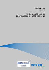 Vacon NX IP54 Installation Instructions Manual