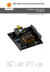 Xsens Mti-670-DK User Manual