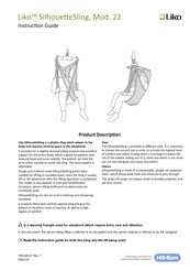 Liko SilhouetteSling 22 Instruction Manual