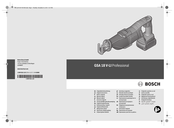 Bosch GSA 18 V-LI Original Instructions Manual