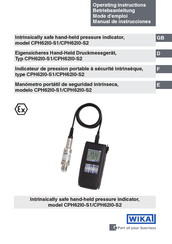 WIKA CPH62I0-S1 Operating Instructions Manual