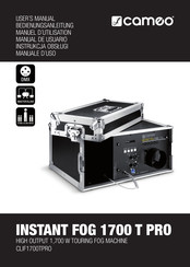 Cameo INSTANT FOG 1700 T PRO User Manual