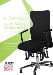 Haider BIOSWING 360 iQ E Meeting Instruction Manual