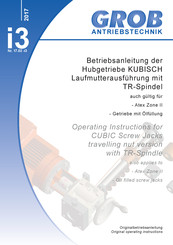 Grob CUBIC MJ Operating Instructions Manual