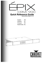 Chauvet Professional Epix Drive 900 Quick Reference Manual