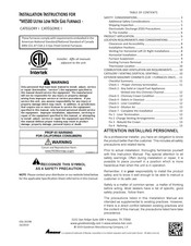 Intertek MES80 Installation Instructions Manual