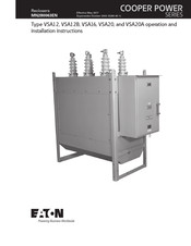 Eaton VSA20A Operation And Installation Instructions Manual