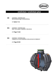 Graf one2clean+ XXL Installation Instructions Manual