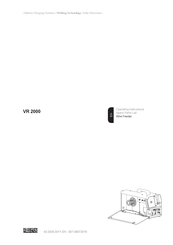 Fronius VR 2000 Operating Instructions Manual