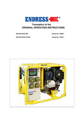 Endress ESE 604 DHG DIN Translation Of The Original Operating Instructions