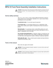 Tektronix PRISM MPI2-10 Assembly/Installation Instructions