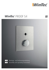WimTec PROOF S4 Installation And Operating Instructions Manual
