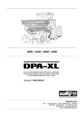Sulky Burel DPA-XL 2800 Manual