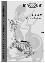 Maxxus CX 3.0 Installation & Operating Manual