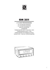 Orbit Merret OM 351 Instructions For Use Manual