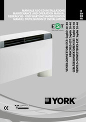York YSIH-EST Maintenance And Operation Manual