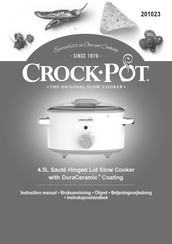 Crock-Pot 201023 Instruction Manual