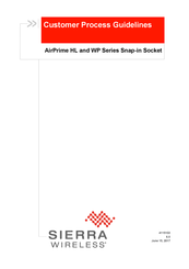 Sierra Wireless AirPrime WP 5 Series Customer Process Manuallines