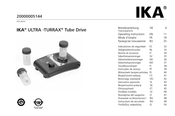 IKA ULTRA-TURRAX Operating Instructions Manual