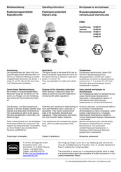 Stahl 6162/19 Operating Instructions Manual