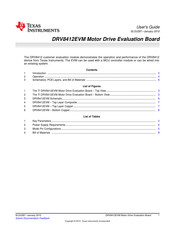 Texas Instruments DRV8412EVM User Manual